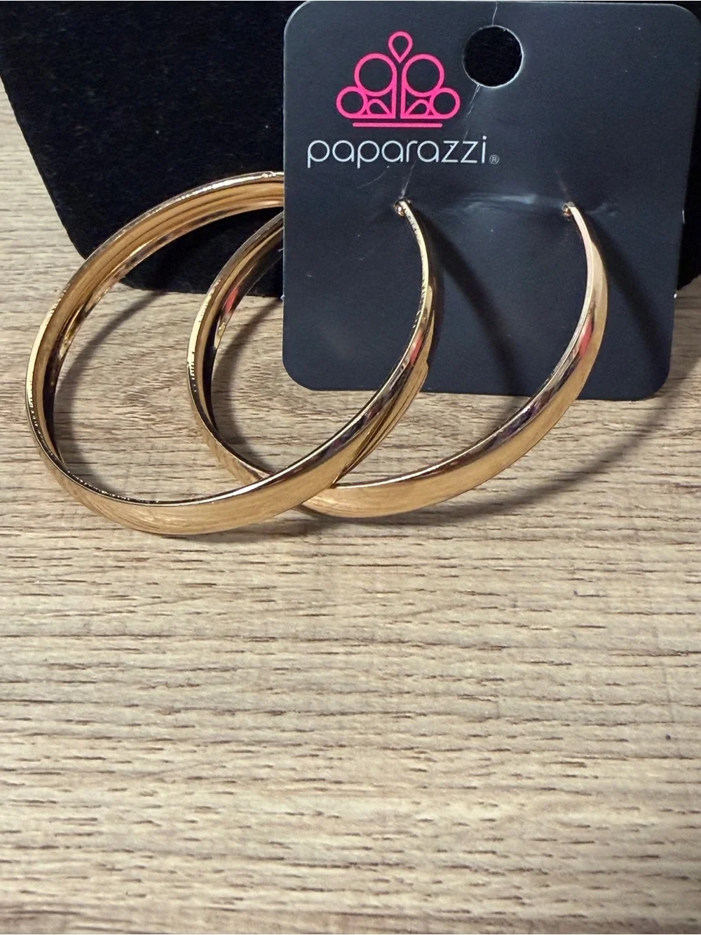 paparazzi Shiny Gold Hoop Earrings - Classic Gold Hoops